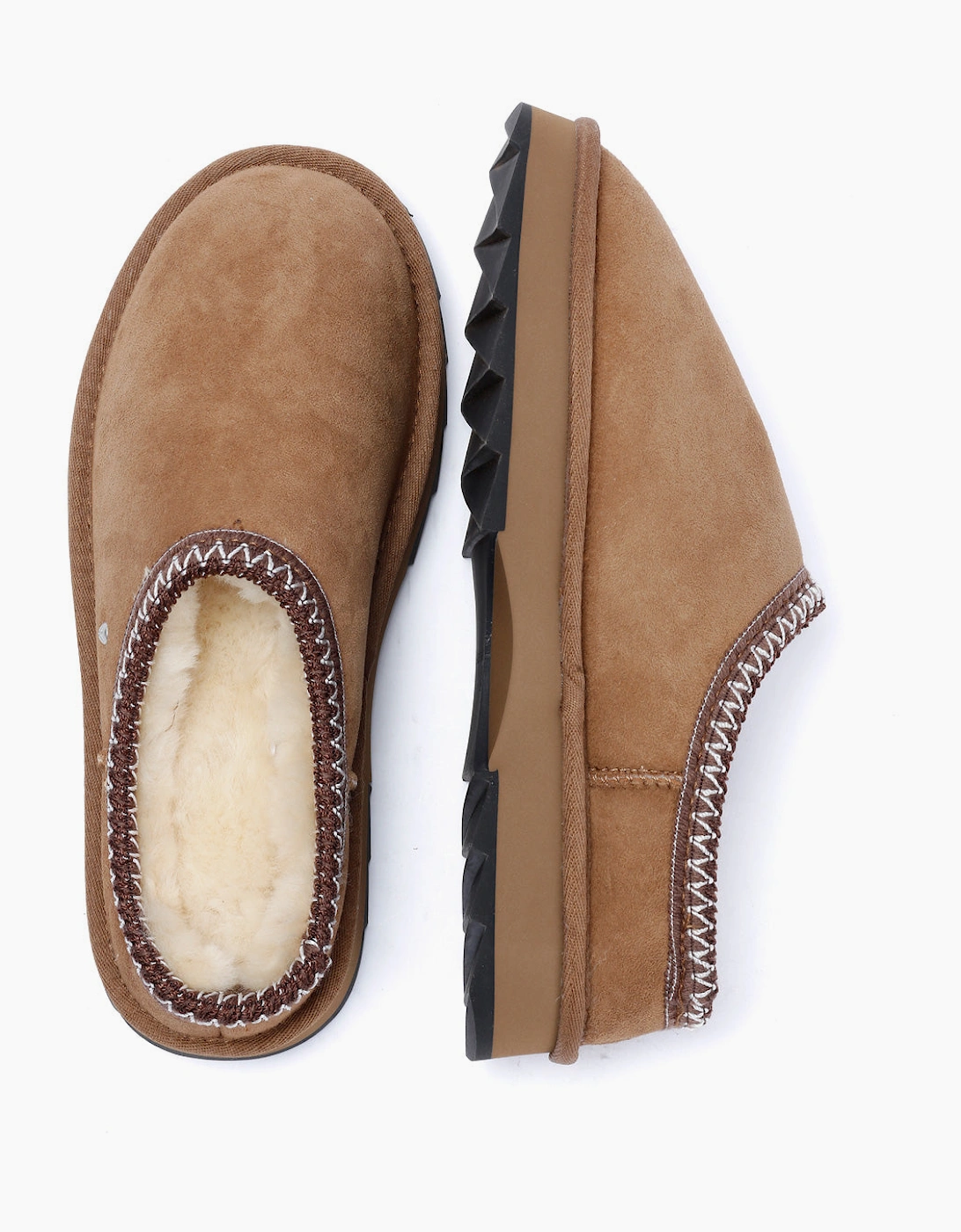 Emu Australia Sharky Scuff Suede Women's Chestnut Slippers