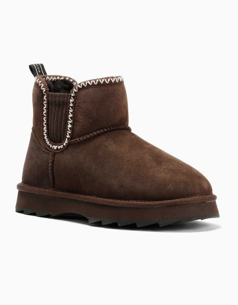Emu Australia Higgie Suede Women's Chocolate Boots