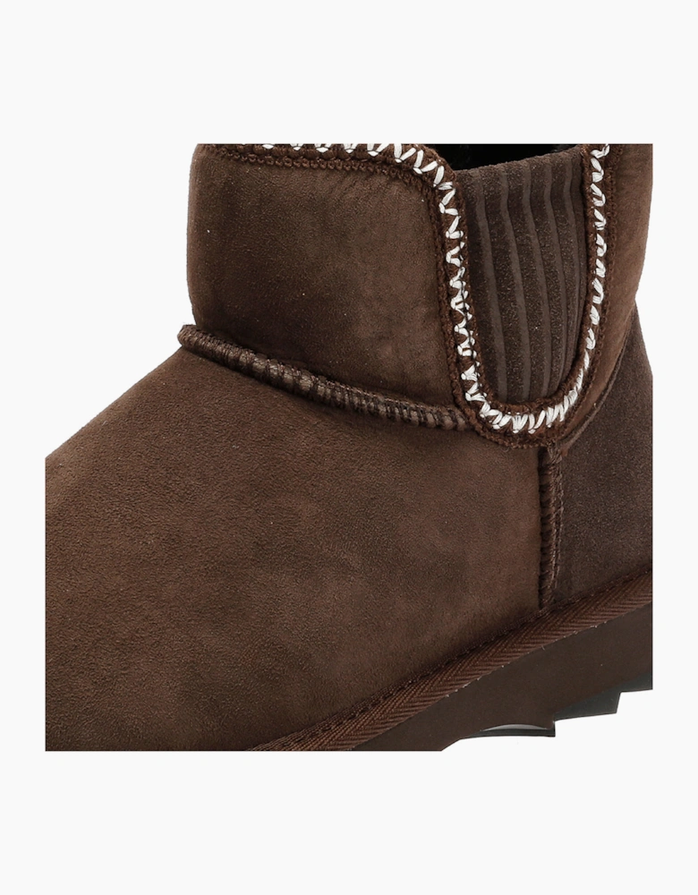Emu Australia Higgie Suede Women's Chocolate Boots