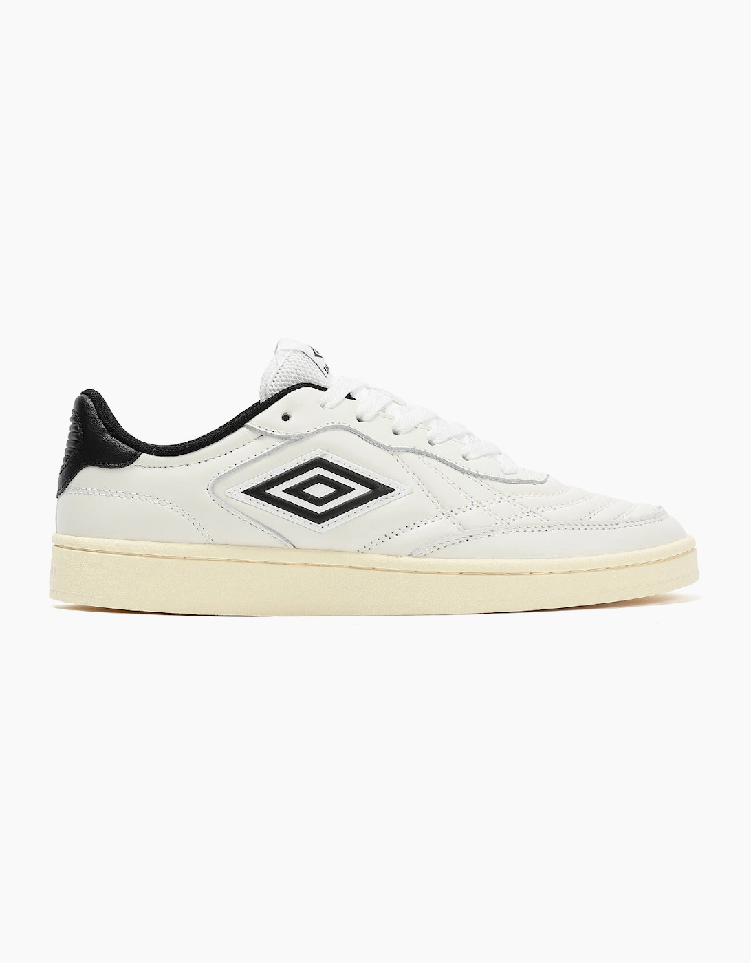 Umbro Clayton Leather Men's White/Pastel Yellow/Black Trainers