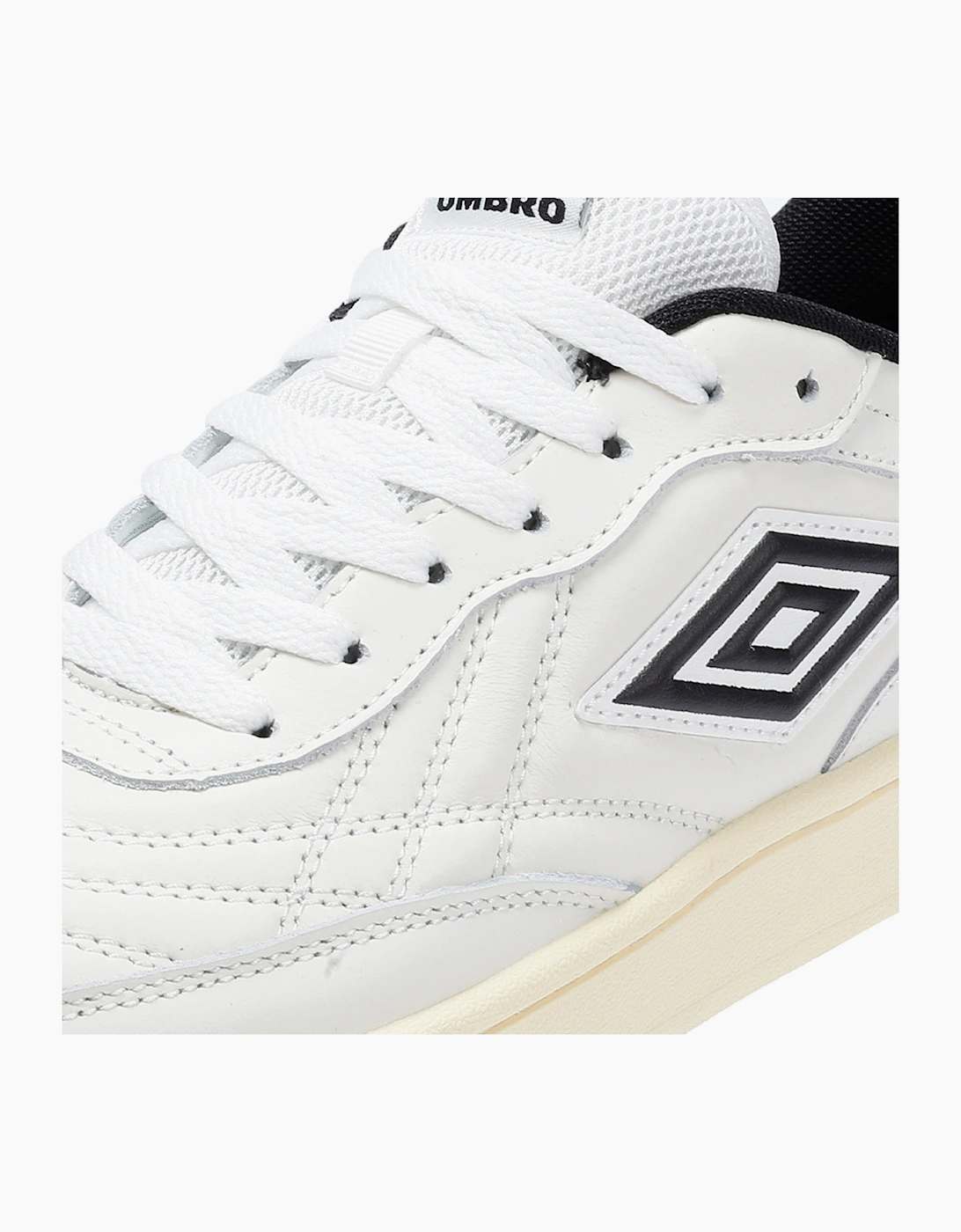 Umbro Clayton Leather Men's White/Pastel Yellow/Black Trainers