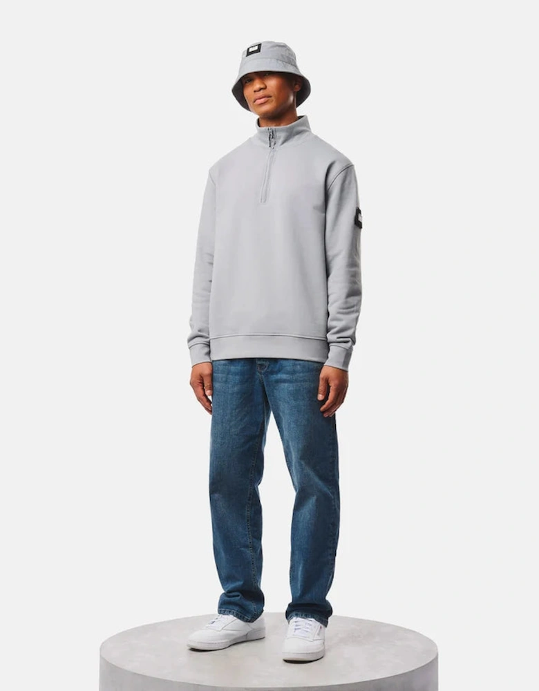 Weekend Offender Kraviz 1/4 Zip - Smokey Grey
