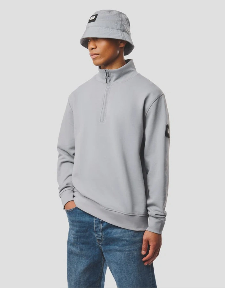 Weekend Offender Kraviz 1/4 Zip - Smokey Grey