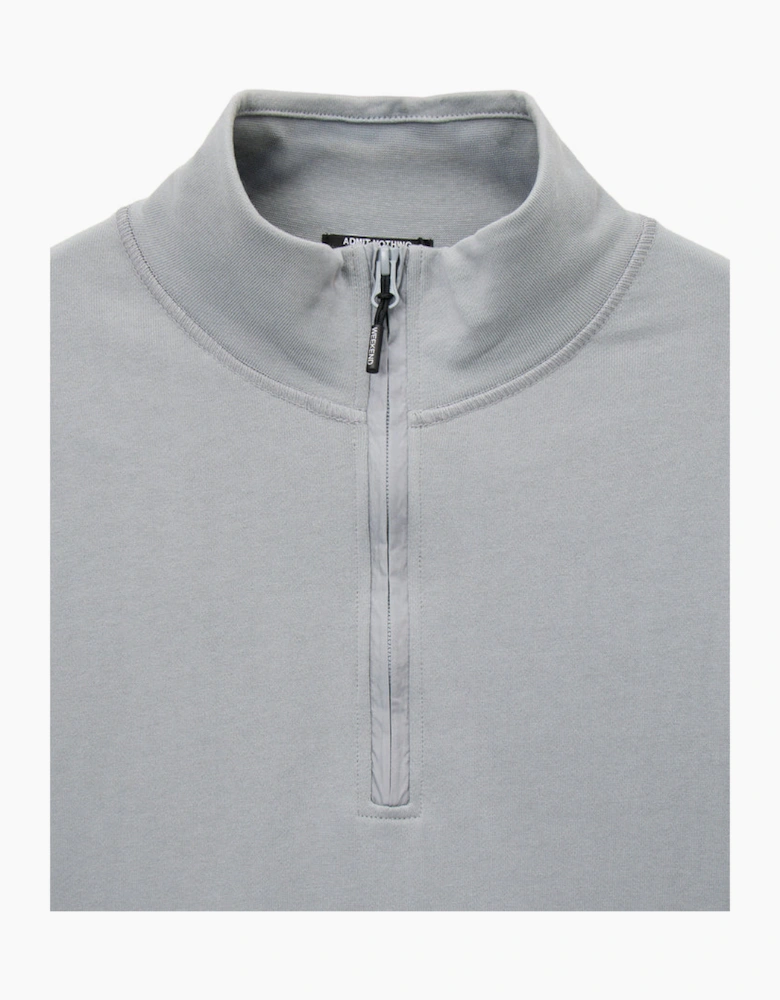 Weekend Offender Kraviz 1/4 Zip - Smokey Grey