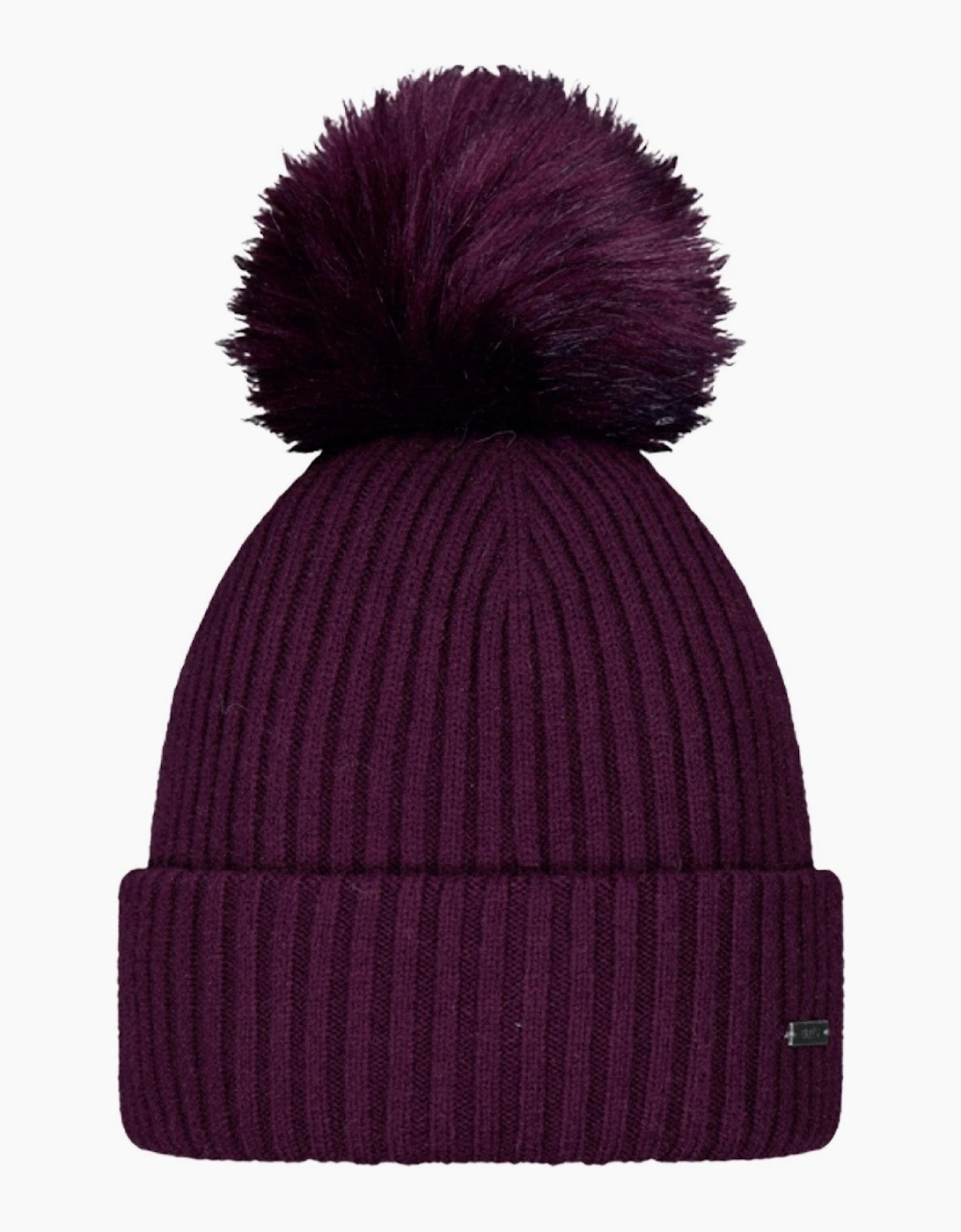 Barts Womens Kenzie Big Stretchy Faux Fur Pom Bobble Hat