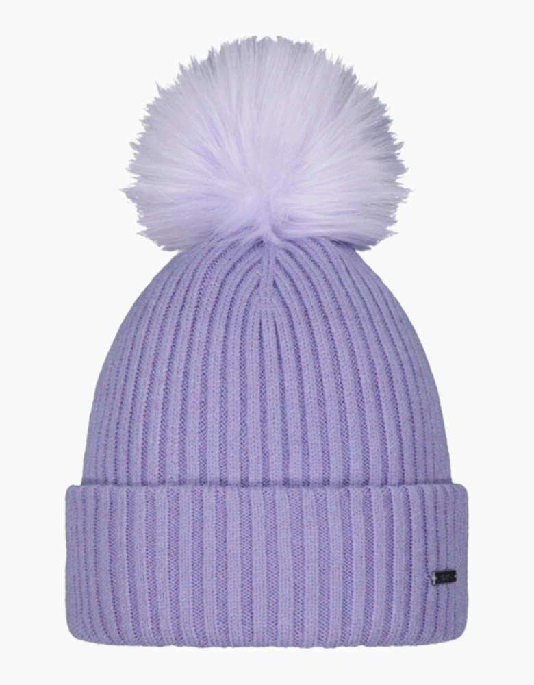 Barts Womens Kenzie Big Stretchy Faux Fur Pom Bobble Hat