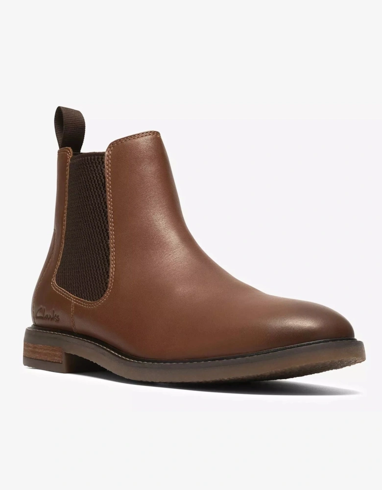 Clarks Jaxen Easy in Dark tan leather