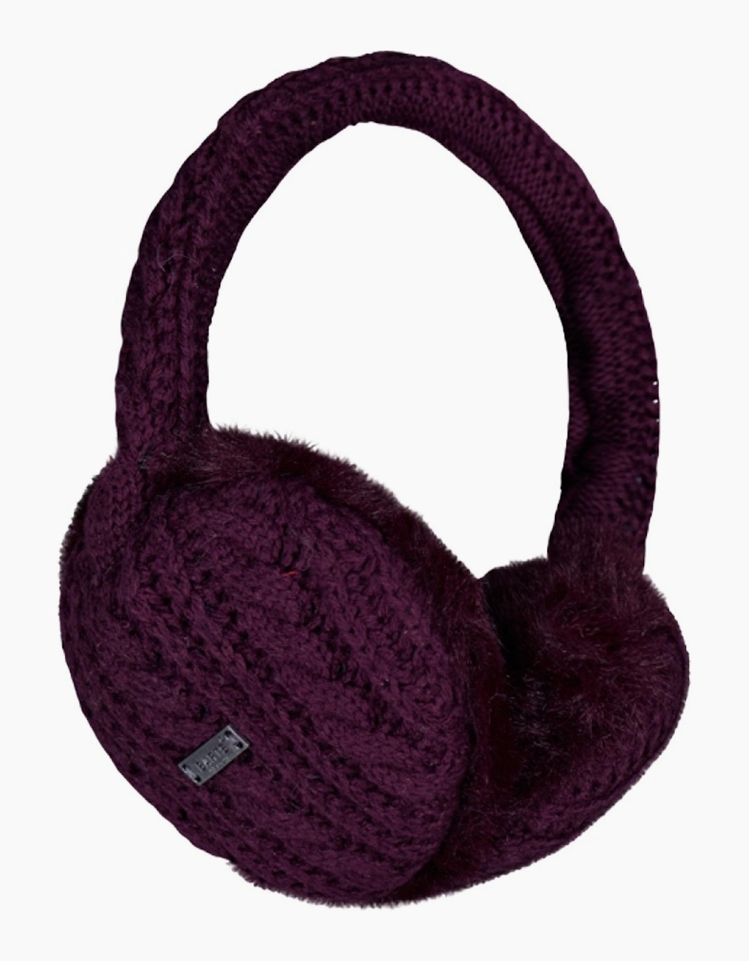 Barts Womens Monique Faux Fur Cable Knit Ear Muffs Earwarmers