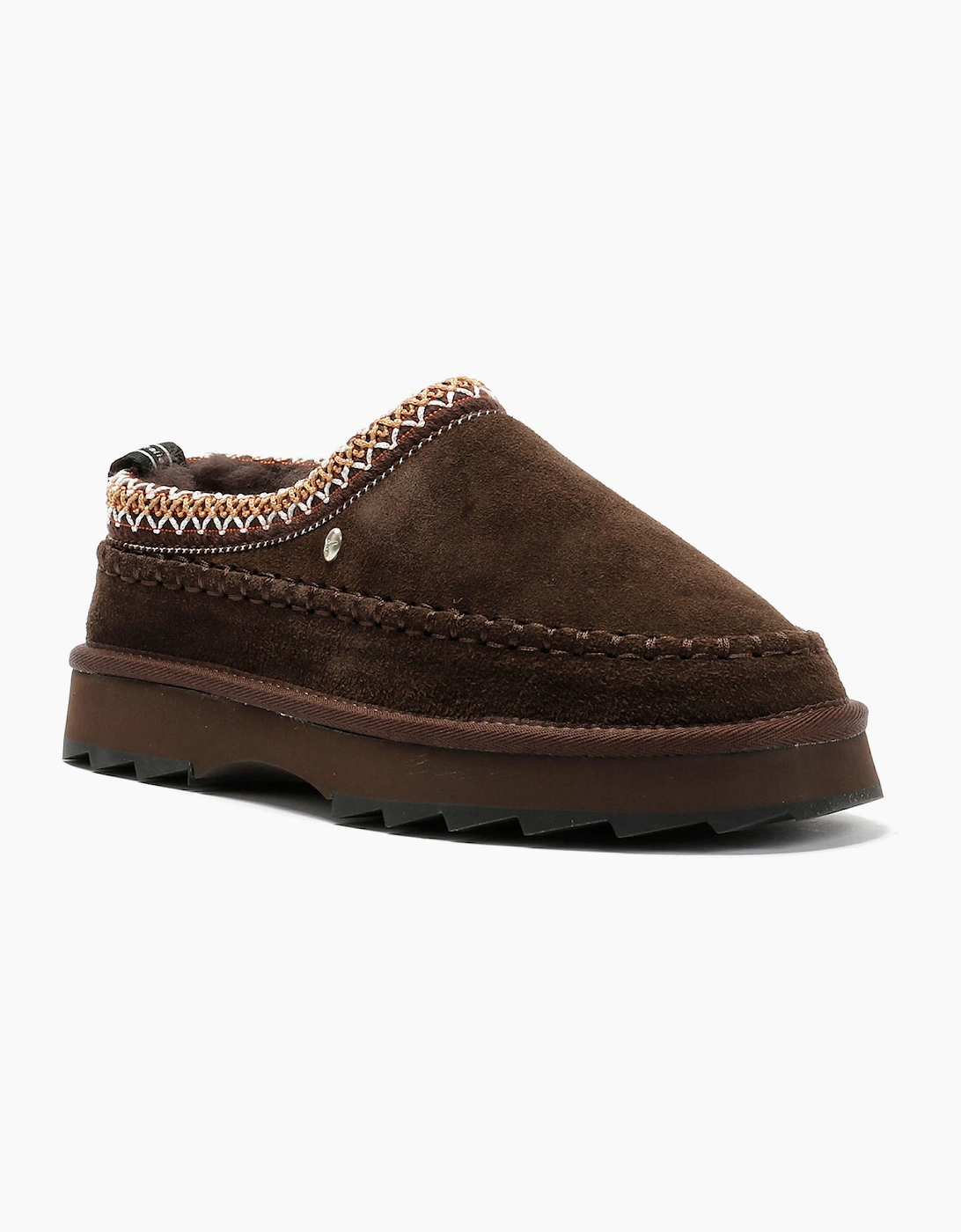 Emu Australia Sharky Adventure Scuff Suede Women's Chocolate Slippers