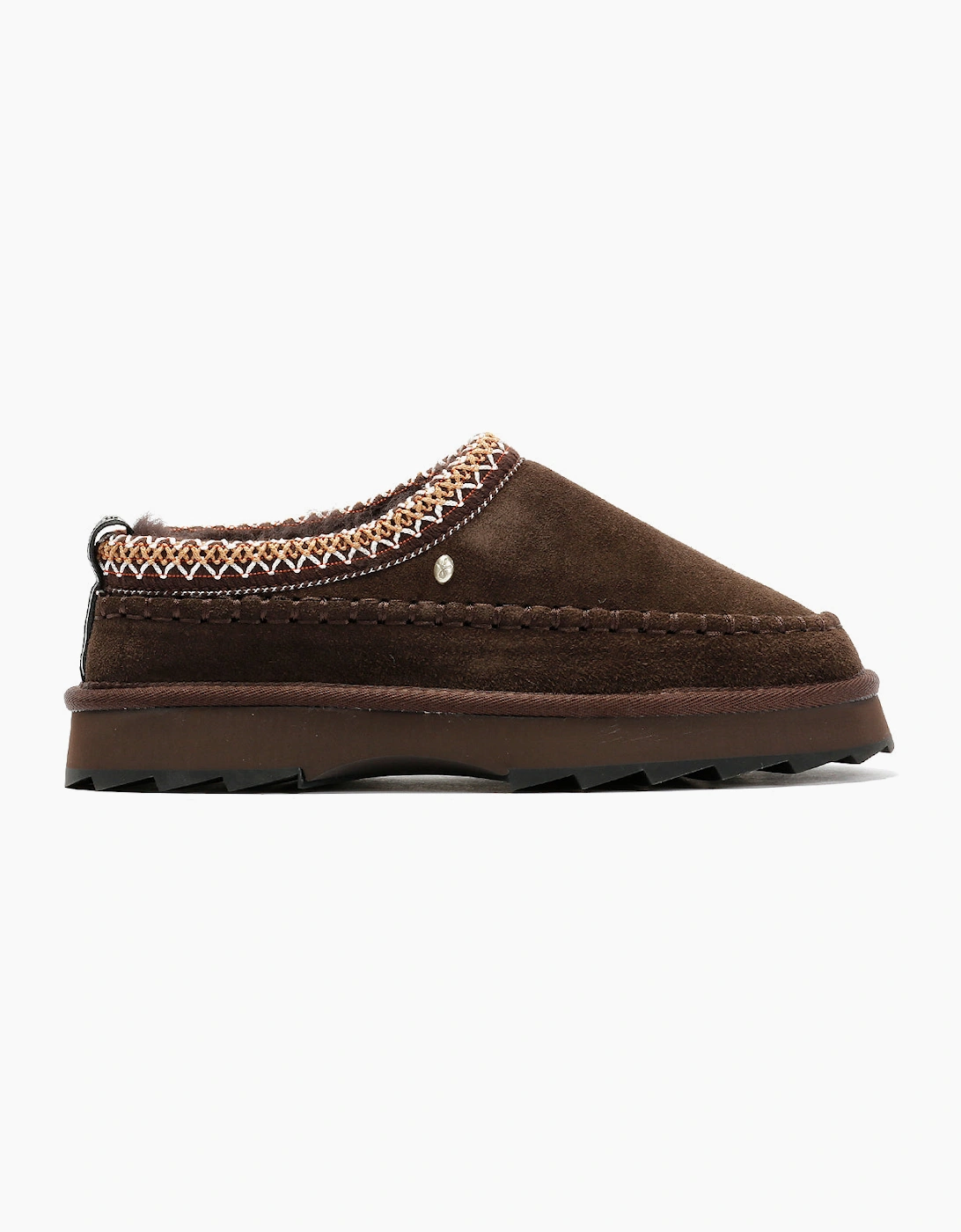 Emu Australia Sharky Adventure Scuff Suede Women's Chocolate Slippers