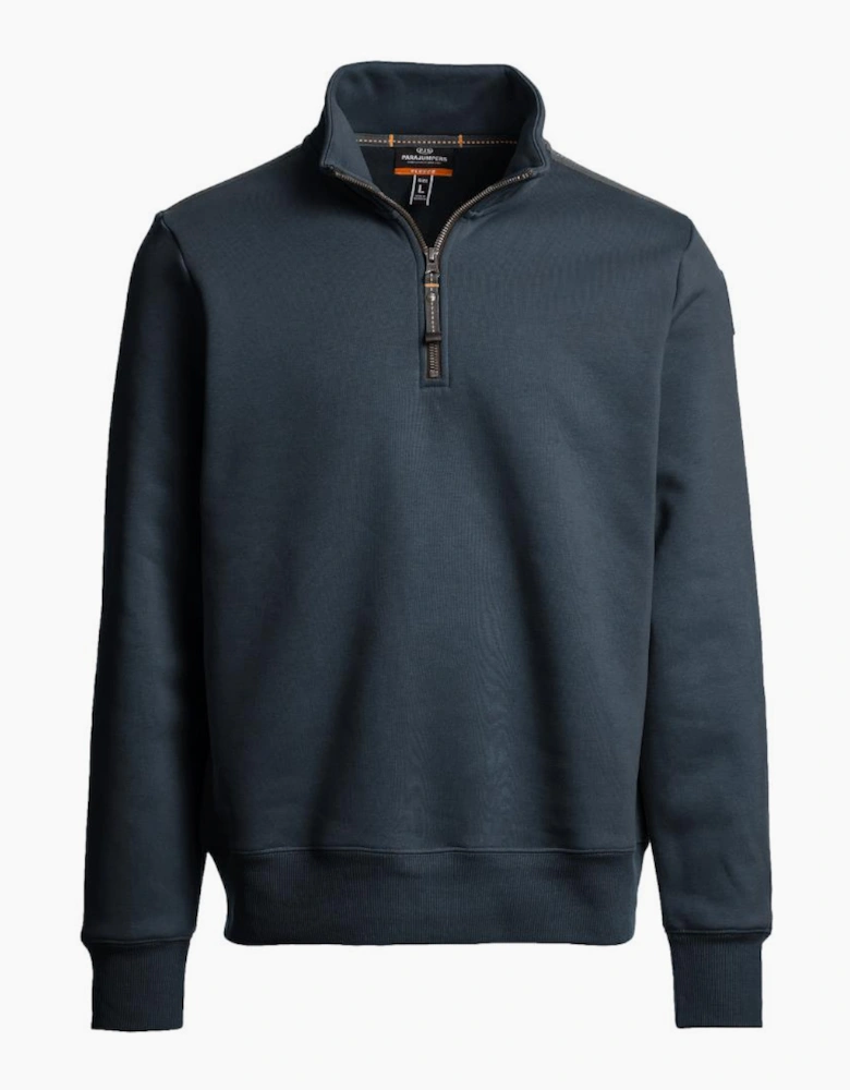 Parajumpers Broad Peak Quarter Zip sweatshirt 0765 Nine Iron