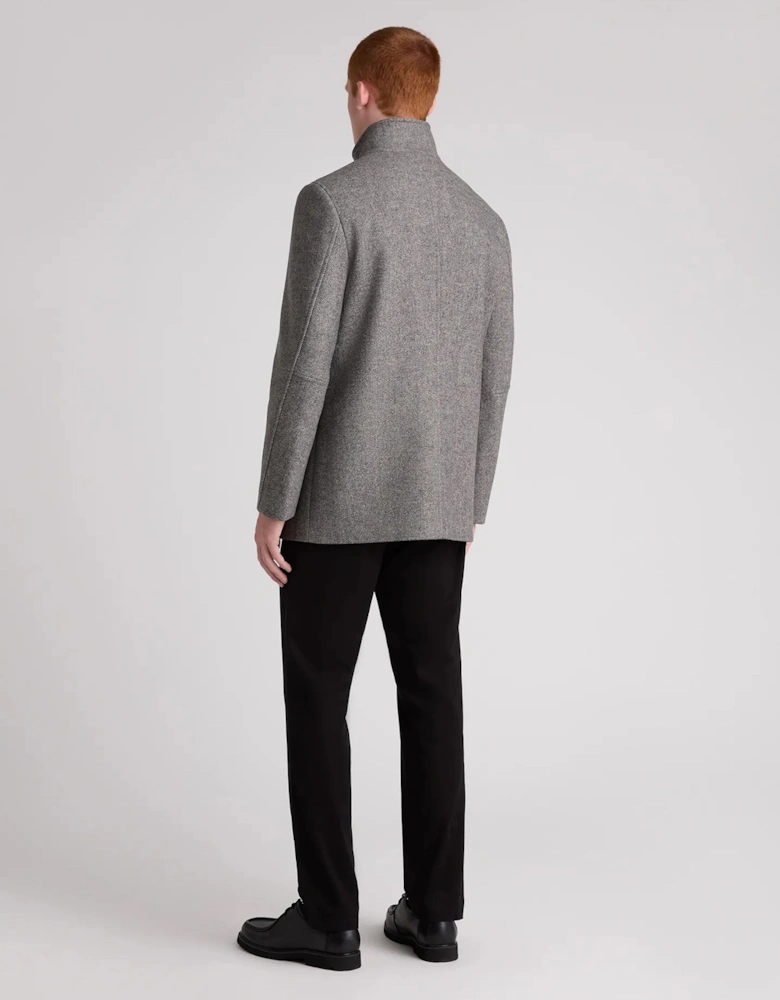 Remus Uomo Jacob Wool Rich Coat CHARCOAL