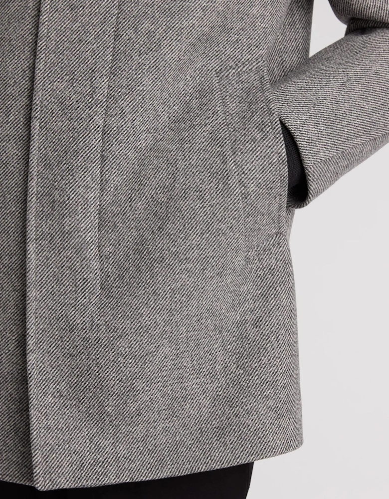 Remus Uomo Jacob Wool Rich Coat CHARCOAL