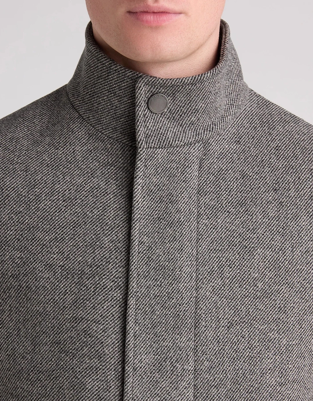Remus Uomo Jacob Wool Rich Coat CHARCOAL