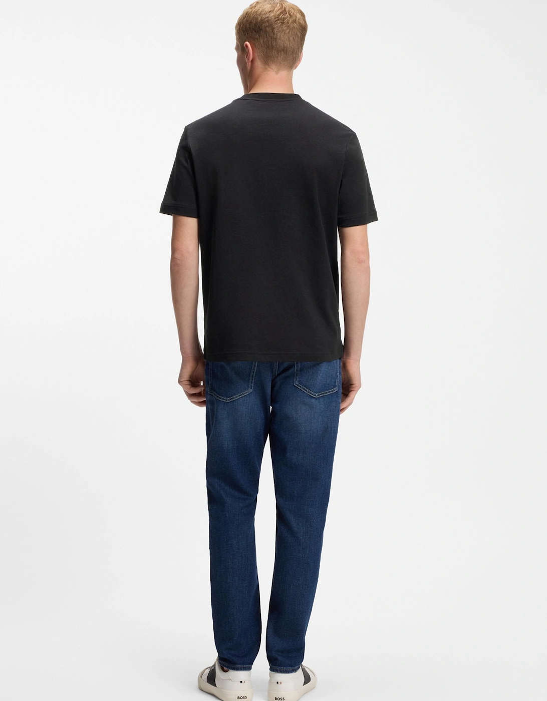 BOSS Orange Te Interlock T-Shirt 001 Black