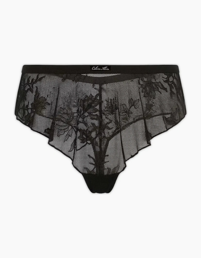 Icon Lace Tanga Thong, Black