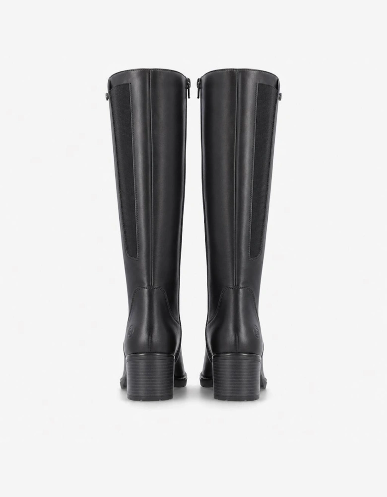 Remonte D2A78 Womens Tall Boots Black