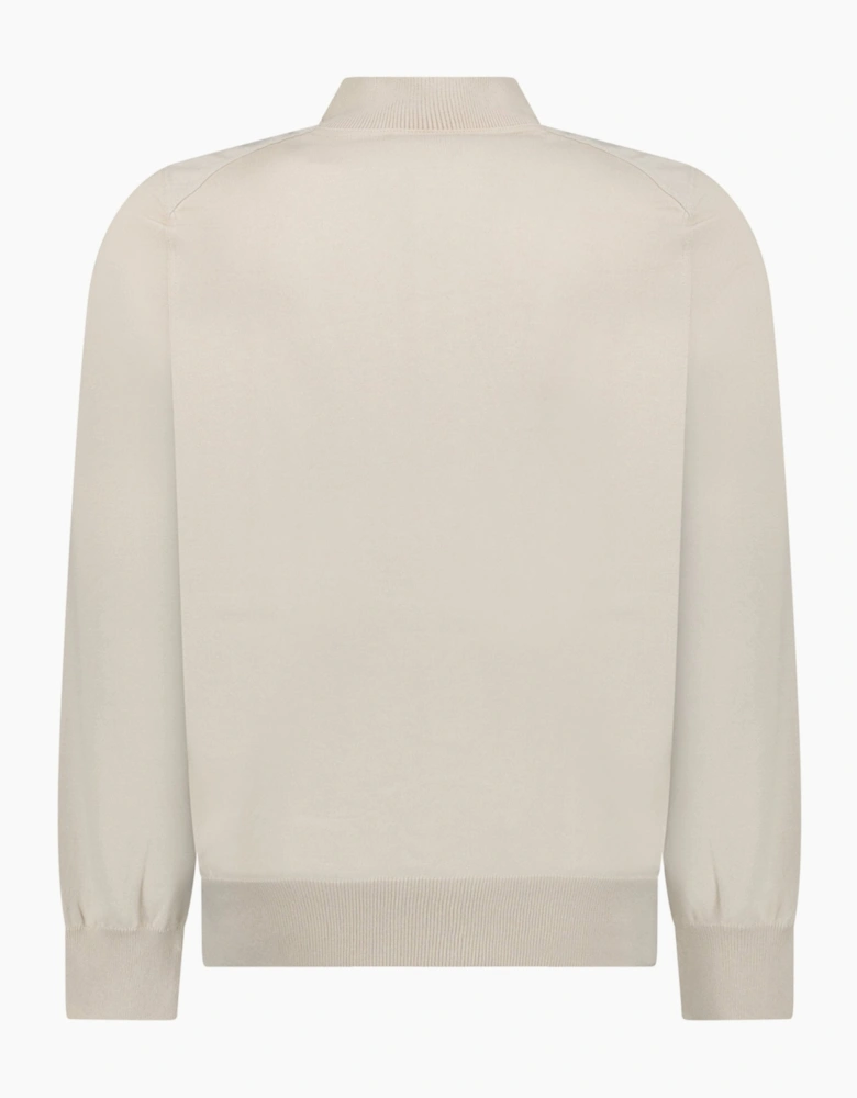Gran Sasso Alcantara Suede-Effect Jacket in Beige