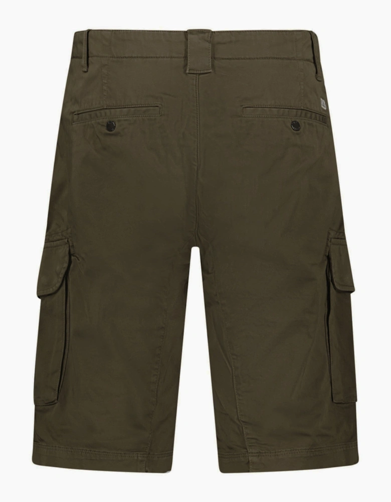 CP Company Bermuda Cargo Lens Shorts Ivy Green