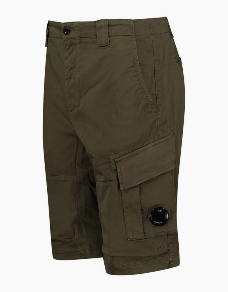 CP Company Bermuda Cargo Lens Shorts Ivy Green
