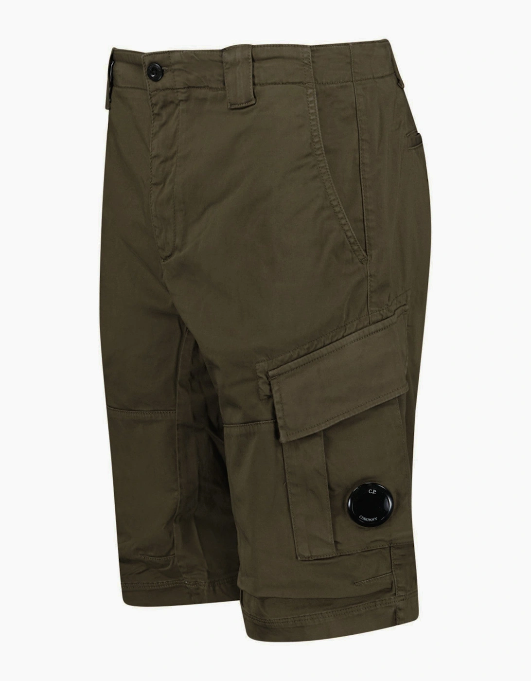 CP Company Bermuda Cargo Lens Shorts Ivy Green