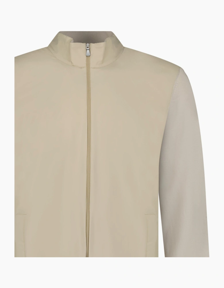 Gran Sasso Zip-Up Jacket in Beige