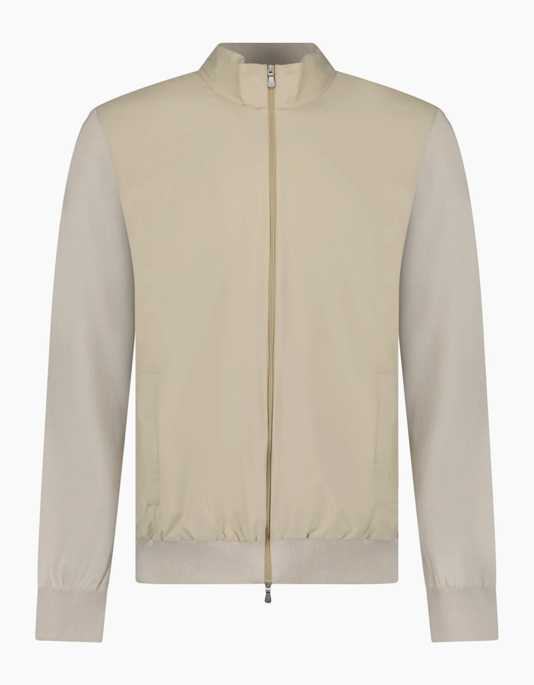 Gran Sasso Zip-Up Jacket in Beige
