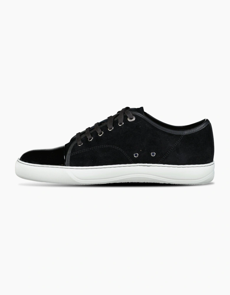 Lanvin Suede Patent DBB1 Toe Trainers in Black