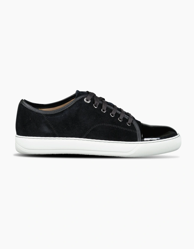 Lanvin Suede Patent DBB1 Toe Trainers in Black