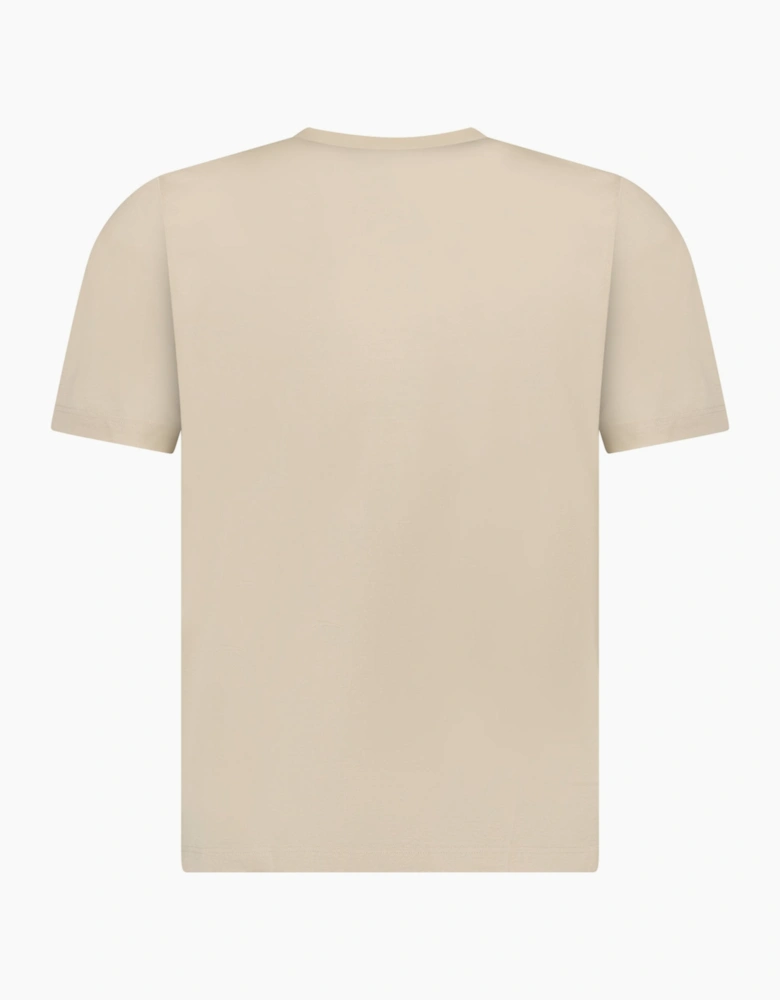 Gran Sasso Pure Cotton T-Shirt in Beige