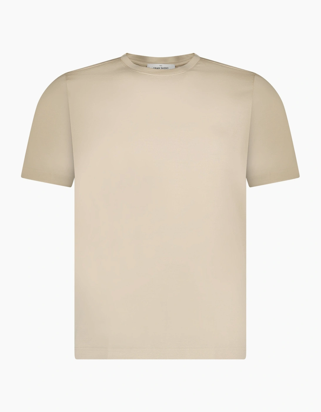 Gran Sasso Pure Cotton T-Shirt in Beige