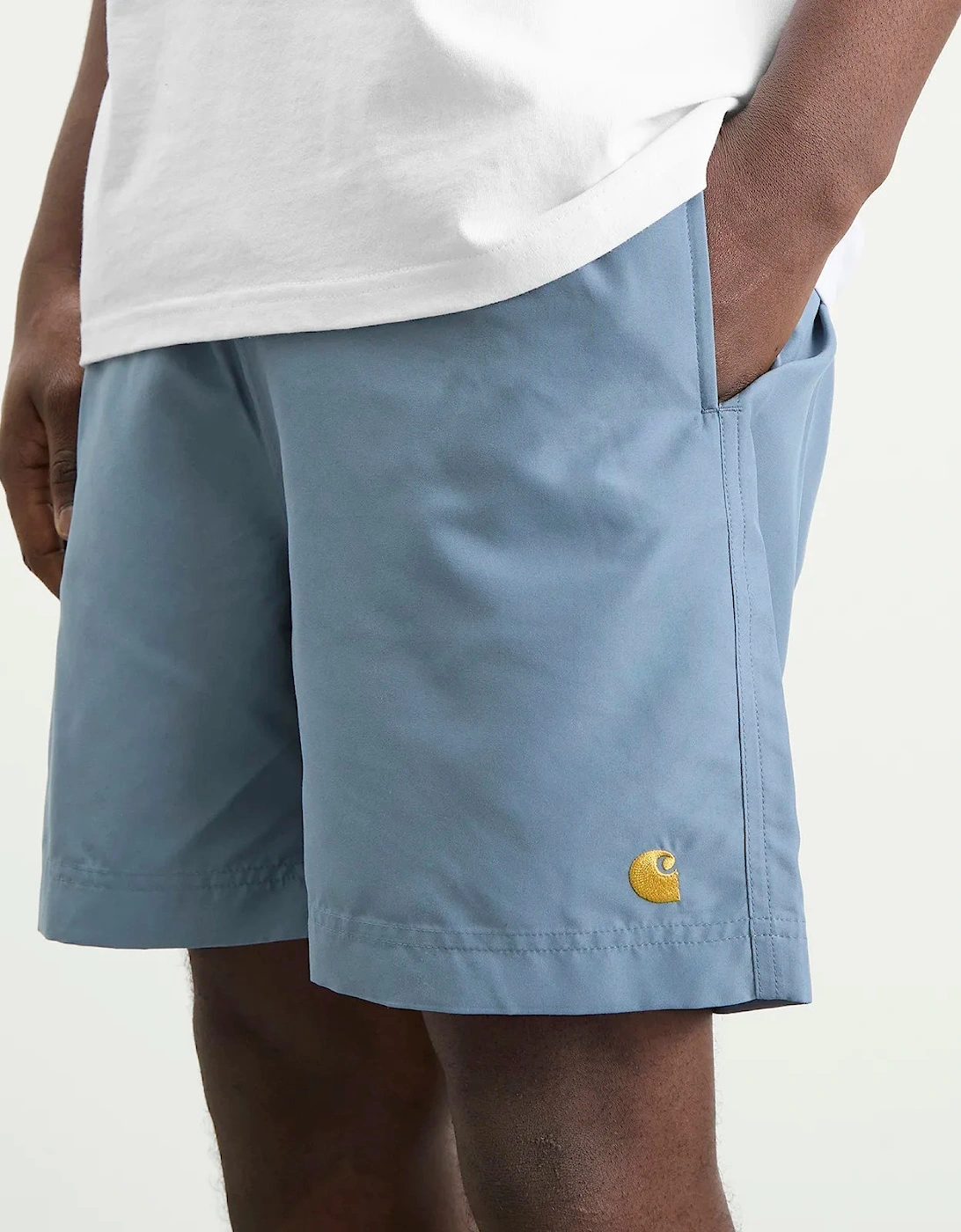 Carhartt WIP Chase Swim Shorts in Velvet Blue