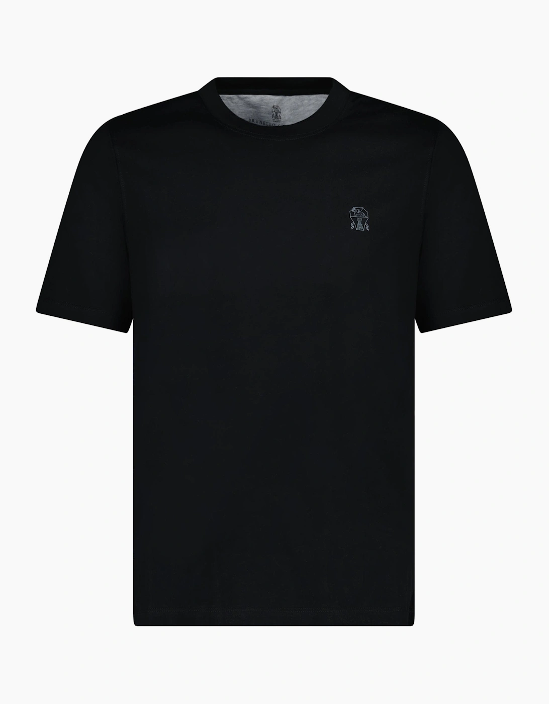 Men's Brunello Cucinelli Cotton Jersey T-Shirt in Black - Size: 38