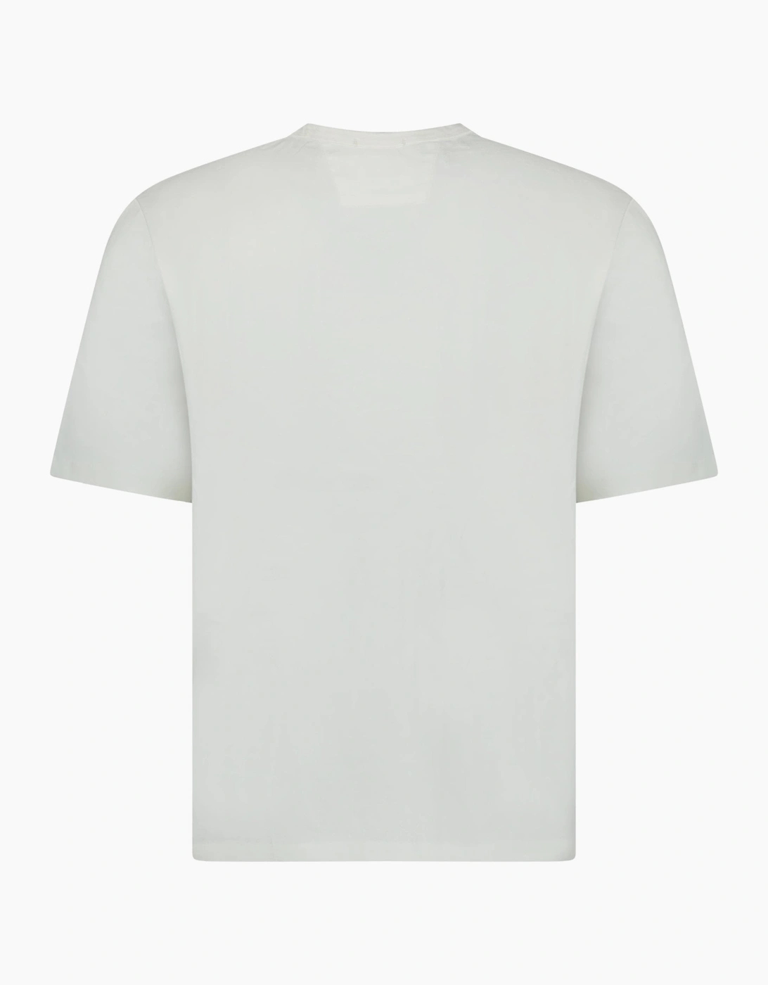 CP Company Mercerized Jersey 30/2 Twisted T-Shirt in Gauze White