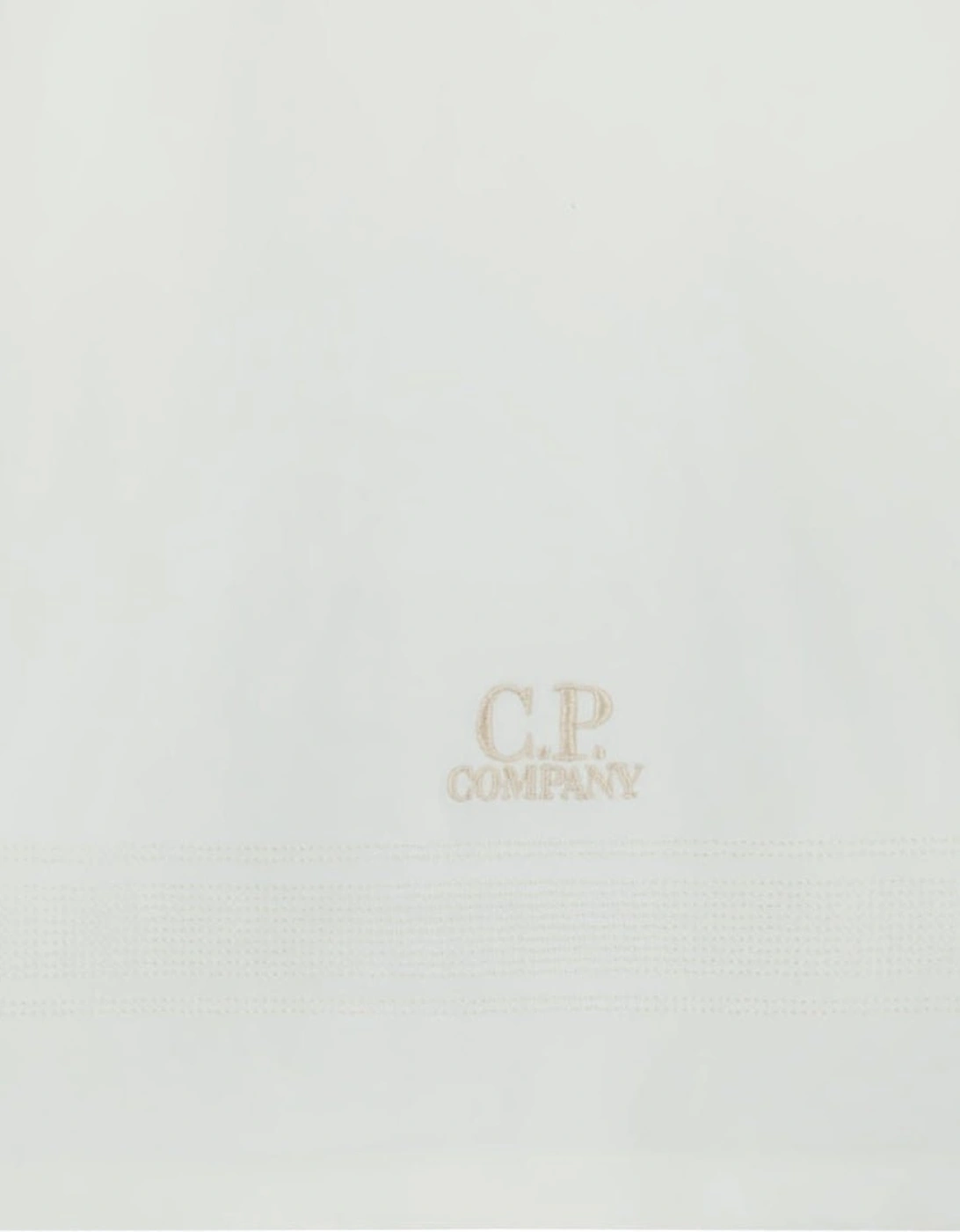 CP Company Mercerized Jersey 30/2 Twisted T-Shirt in Gauze White