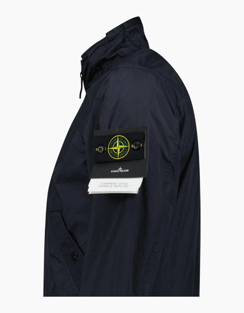 Stone Island Crinkle Reps NY Jacket in Navy Blue