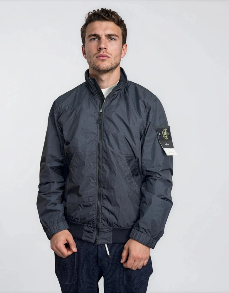 Stone Island Crinkle Reps NY Jacket in Navy Blue