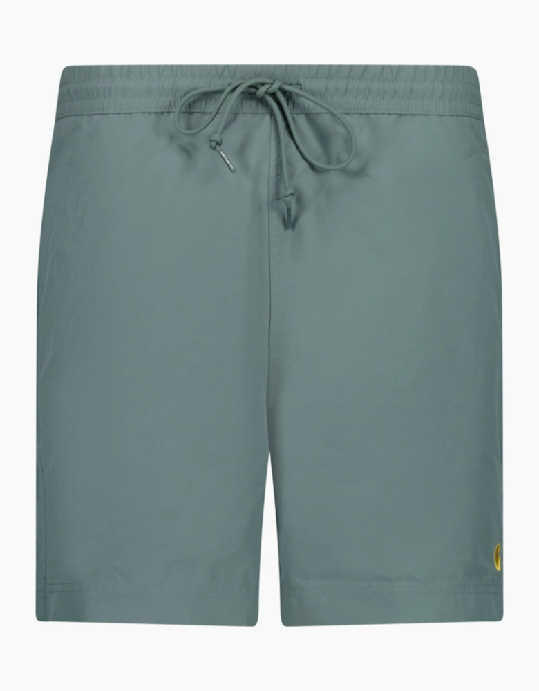 Carhartt WIP Chase Swim Shorts in Velvet Green