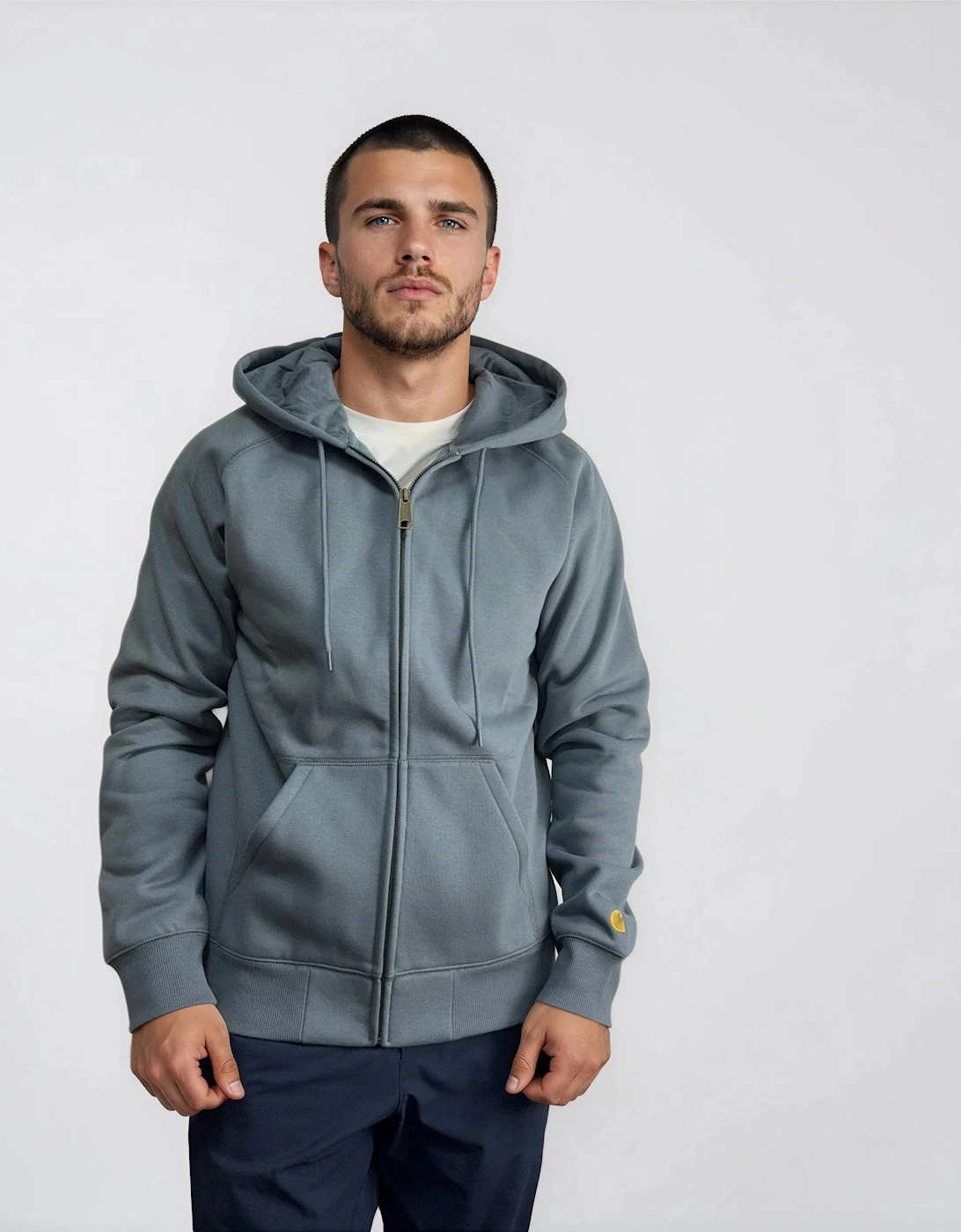 Carhartt WIP Chase Hoodie in Cozy Blue