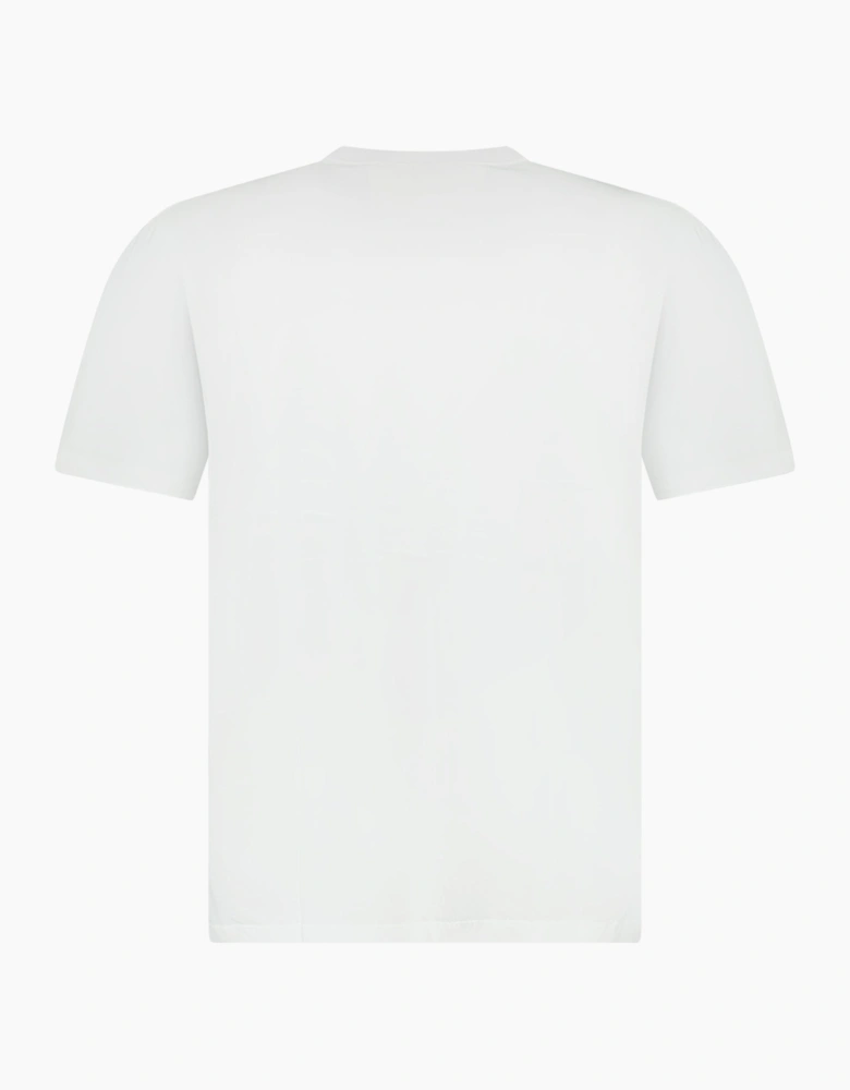 CP Company 30/1 Jersey Short Sleeve Printed T-Shirt in White