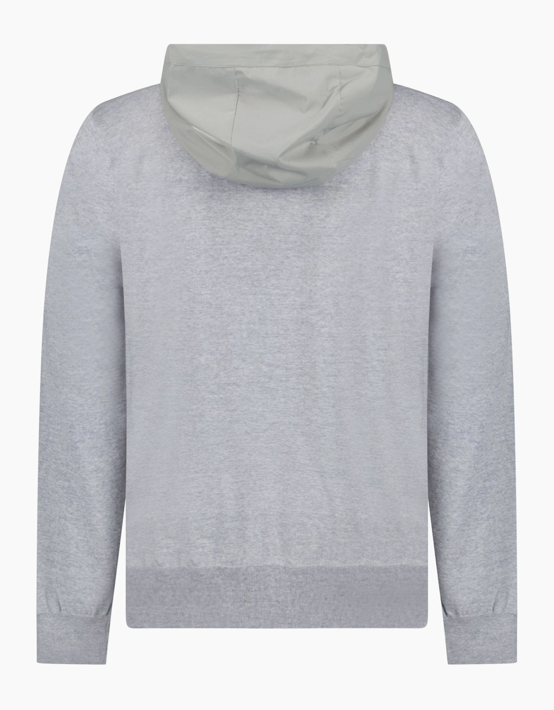 Gran Sasso Hooded Zip-Up Jacket in Grey