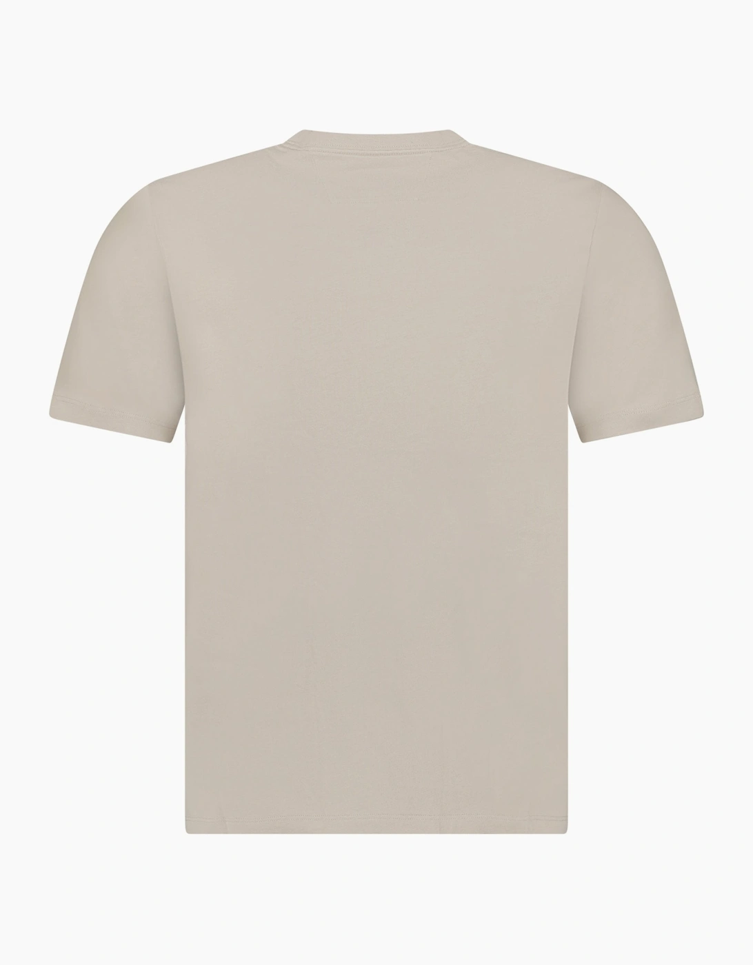 CP Company 30/1 Jersey Short Sleeve Printed T-Shirt in Dove Grey