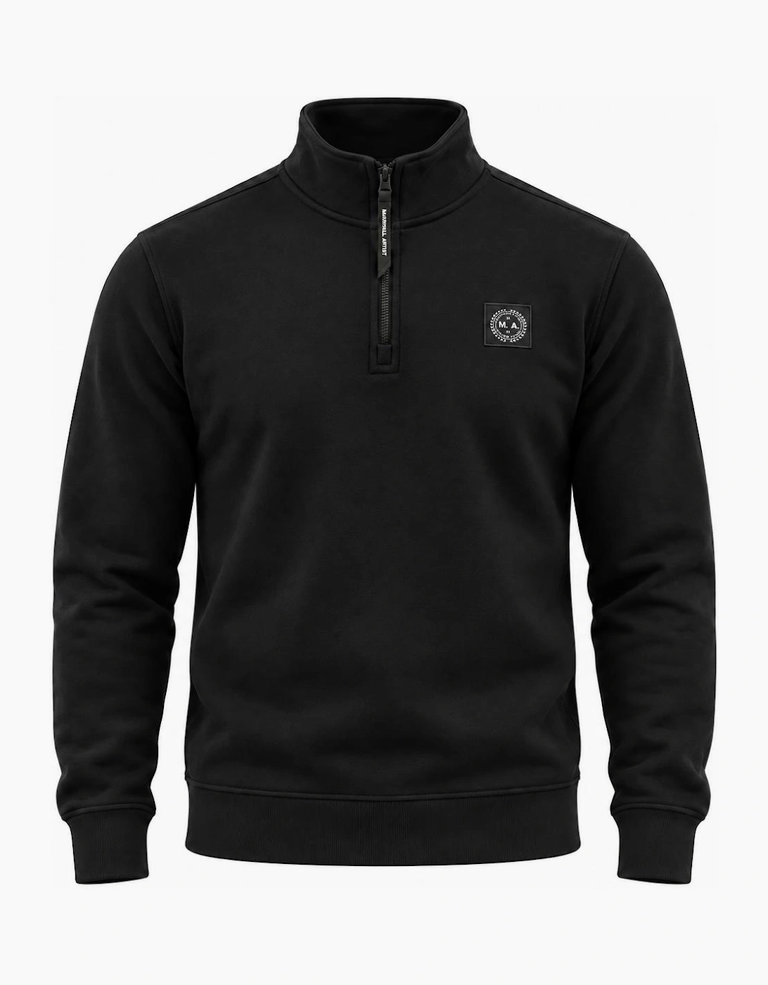 Marshall Artist Marchio 1/4 Zip Sweatshirt Black