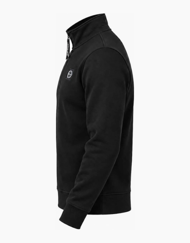 Marshall Artist Marchio 1/4 Zip Sweatshirt Black
