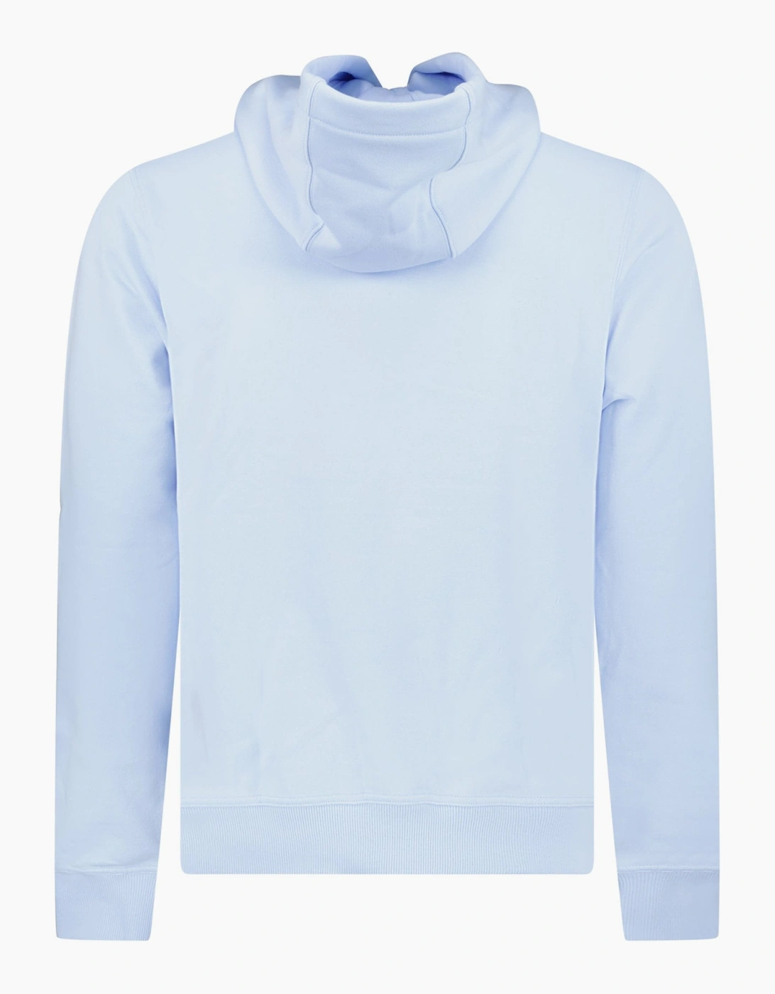 Burberry Logo Embroidered Hoodie Light Blue