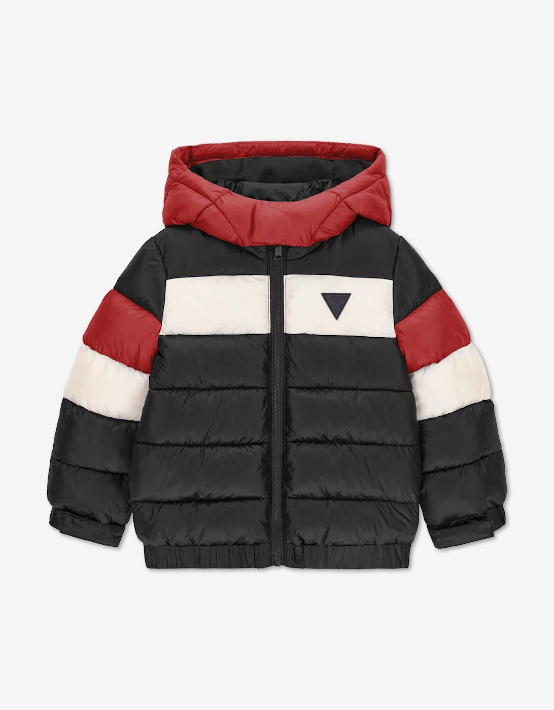 Guess Boys Hooded Puffer Jacket in Black - Size: 4 years