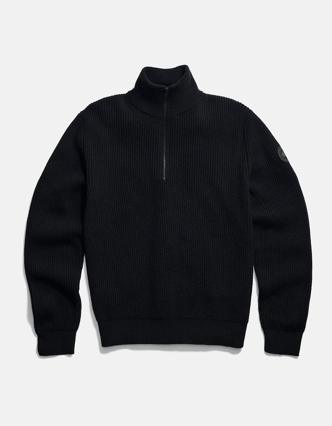Mckinney Knit 1/4 Zip Sweater Black