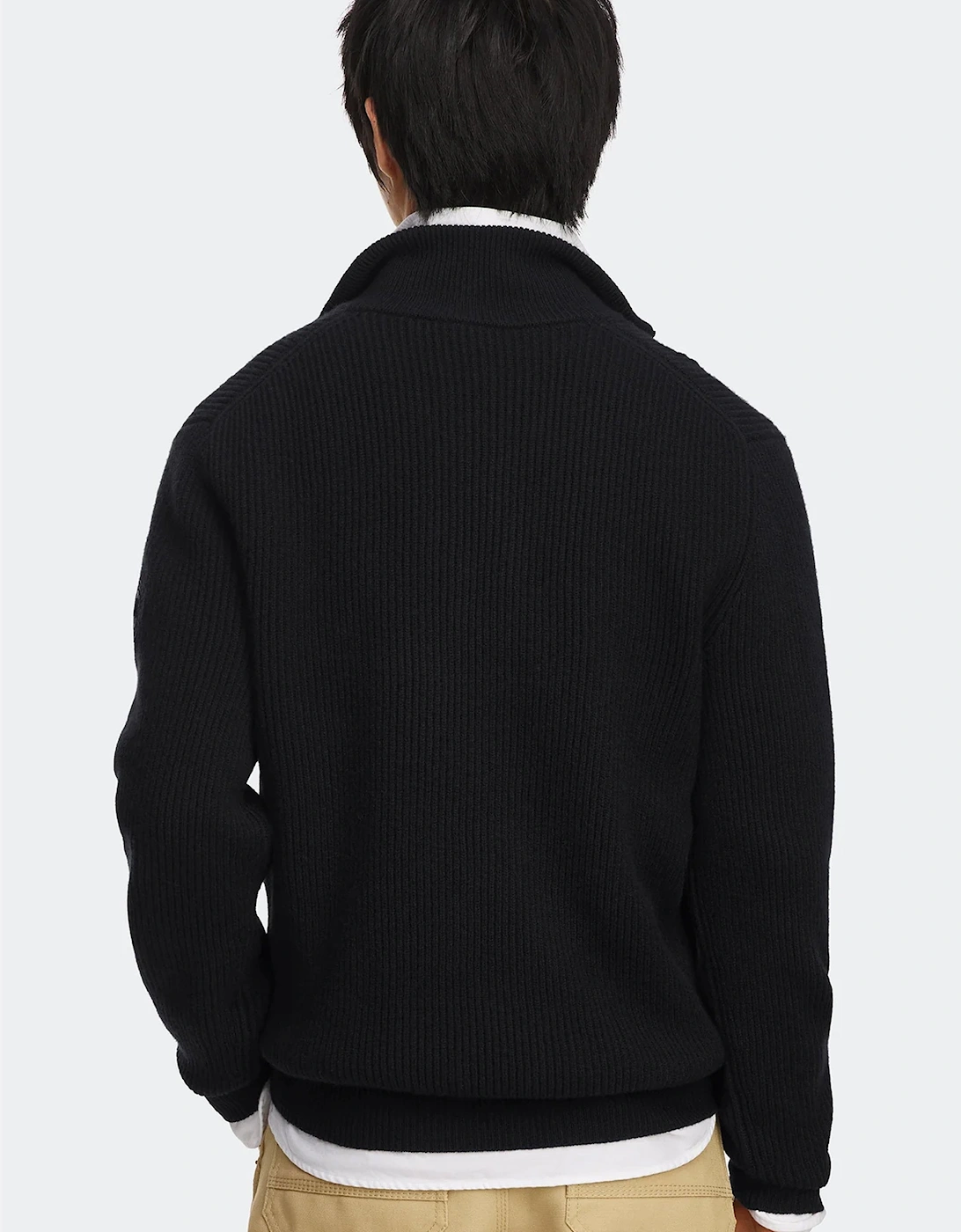 Mckinney Knit 1/4 Zip Sweater Black