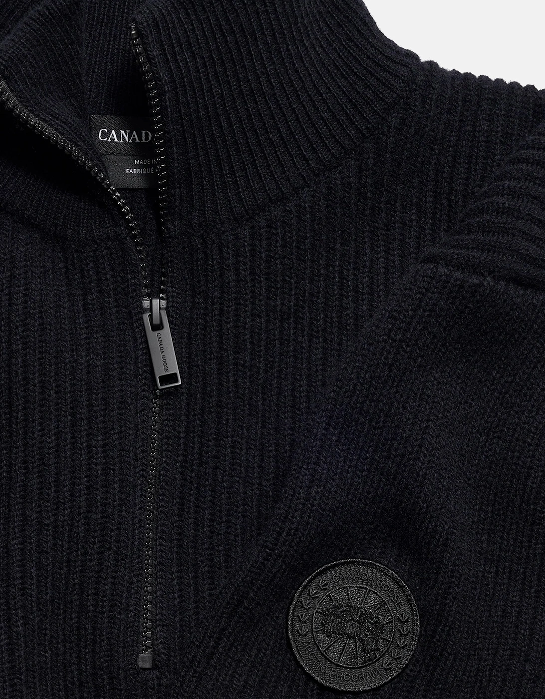 Mckinney Knit 1/4 Zip Sweater Black