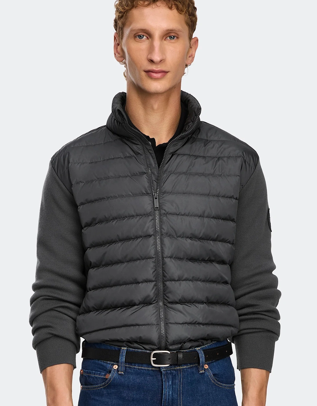 Hybridge Flavio Jacket Black Disc Grey